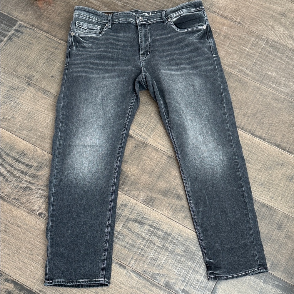 Men's TRUE REBEL Black Denim Jeans Slim fit 36/30